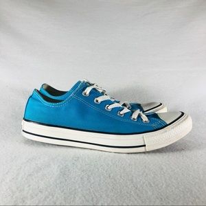 Converse All Star Sz 10 Bright Blue Low Top Unisex